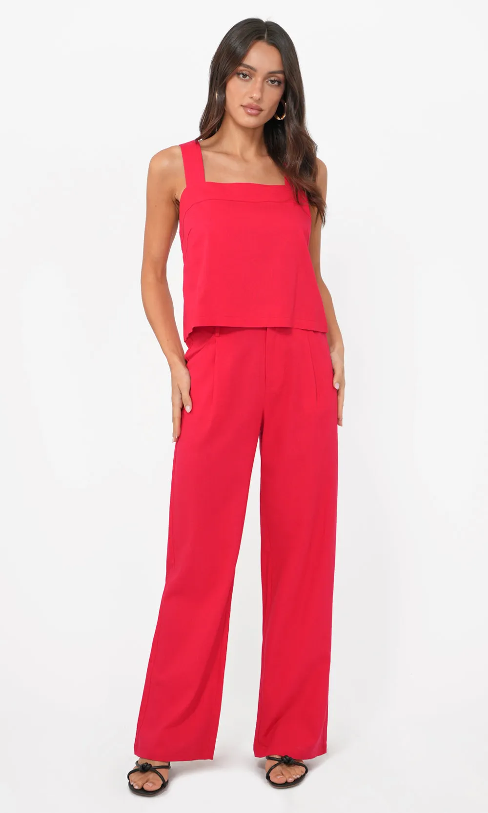 Kyla Linen Blend Cropped Top sold by Greylin product image thumbnail 5