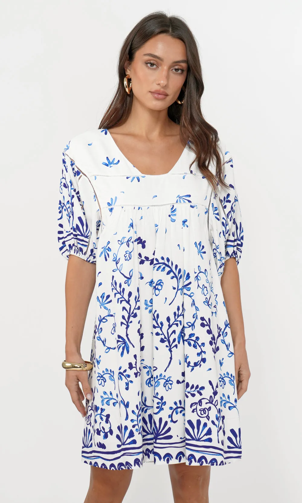 Nanci Popover Mini Dress sold by Greylin