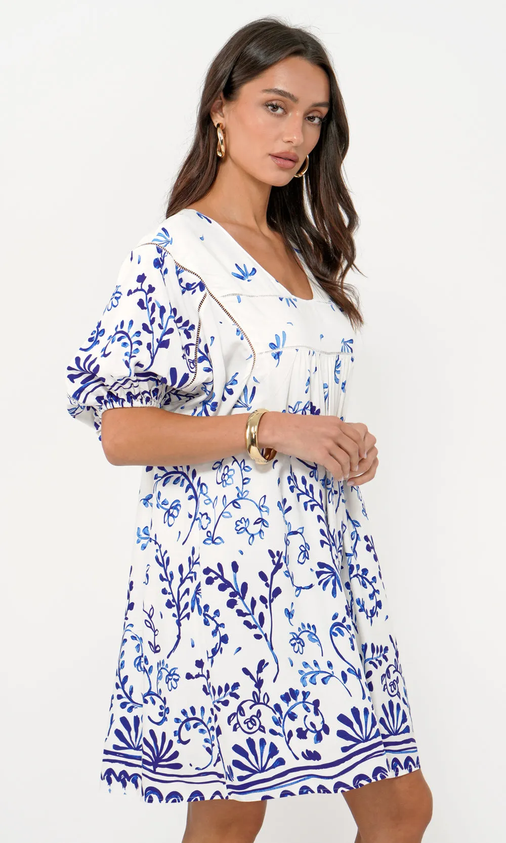 Nanci Popover Mini Dress sold by Greylin product image thumbnail 3
