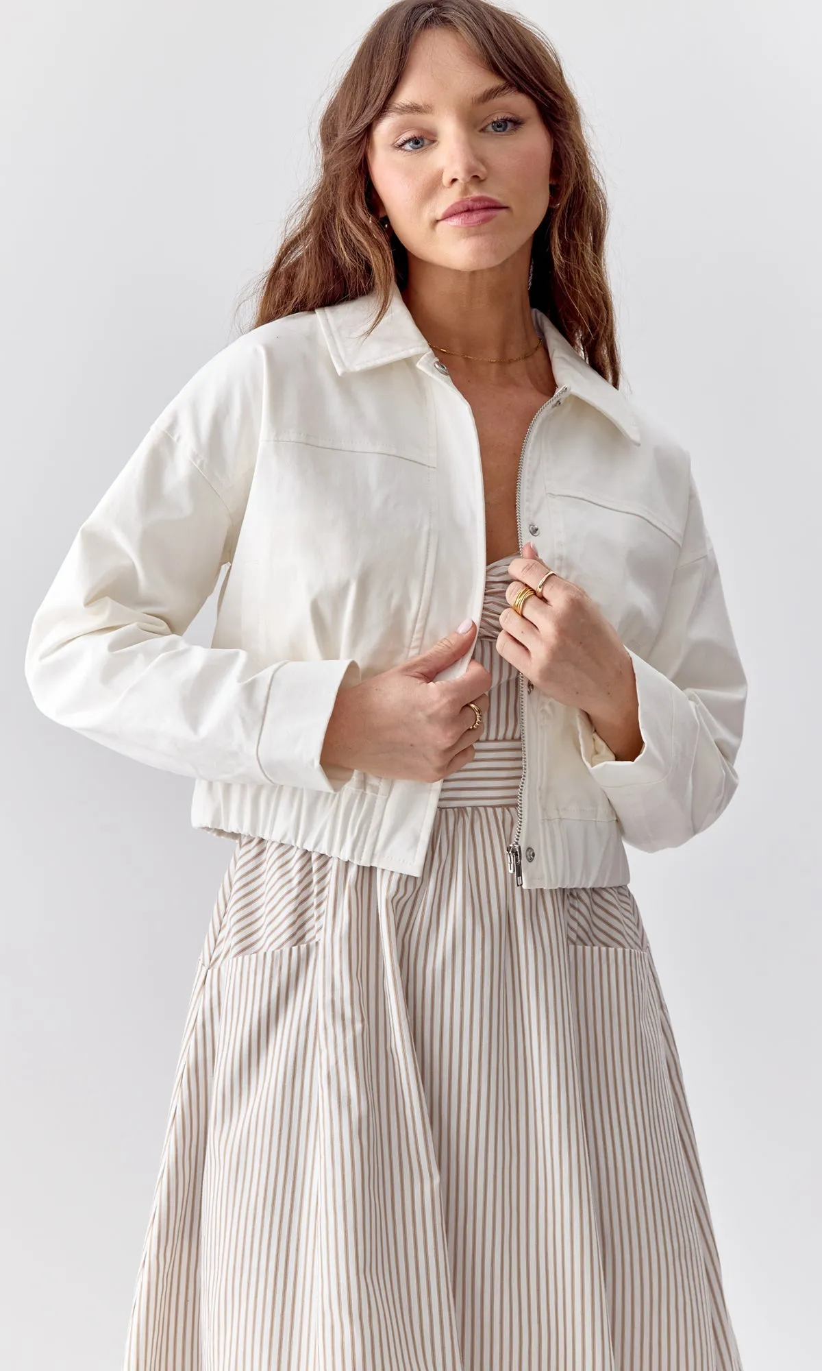 Amelia Bomber Jacket sold by Greylin