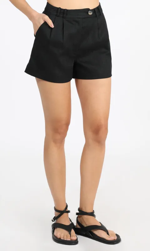 Tannia Linen Shorts sold by Greylin