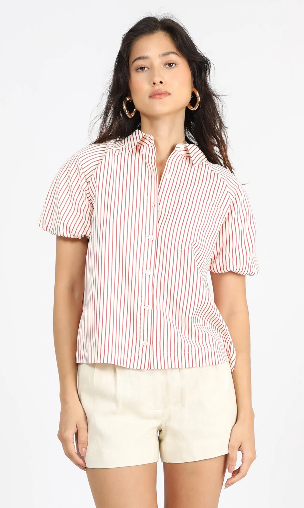 Dennis Bubble Sleeve Shirt sold by Greylin product image thumbnail 2