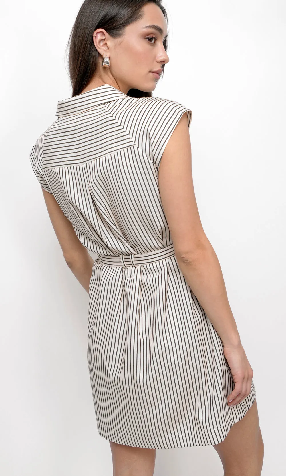 Snider Stripe Shirt Dress sold by Greylin product image thumbnail 2
