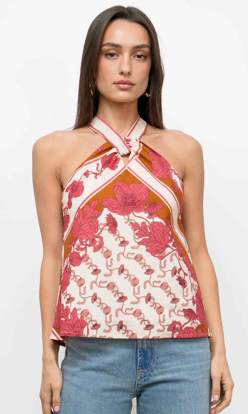 Oliveira Halter Top sold by Greylin product image thumbnail 4