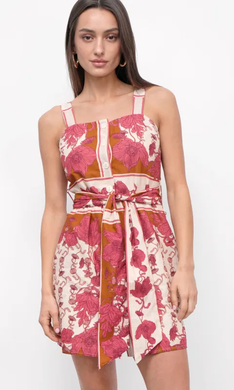 Tristin Border Mini Dress sold by Greylin