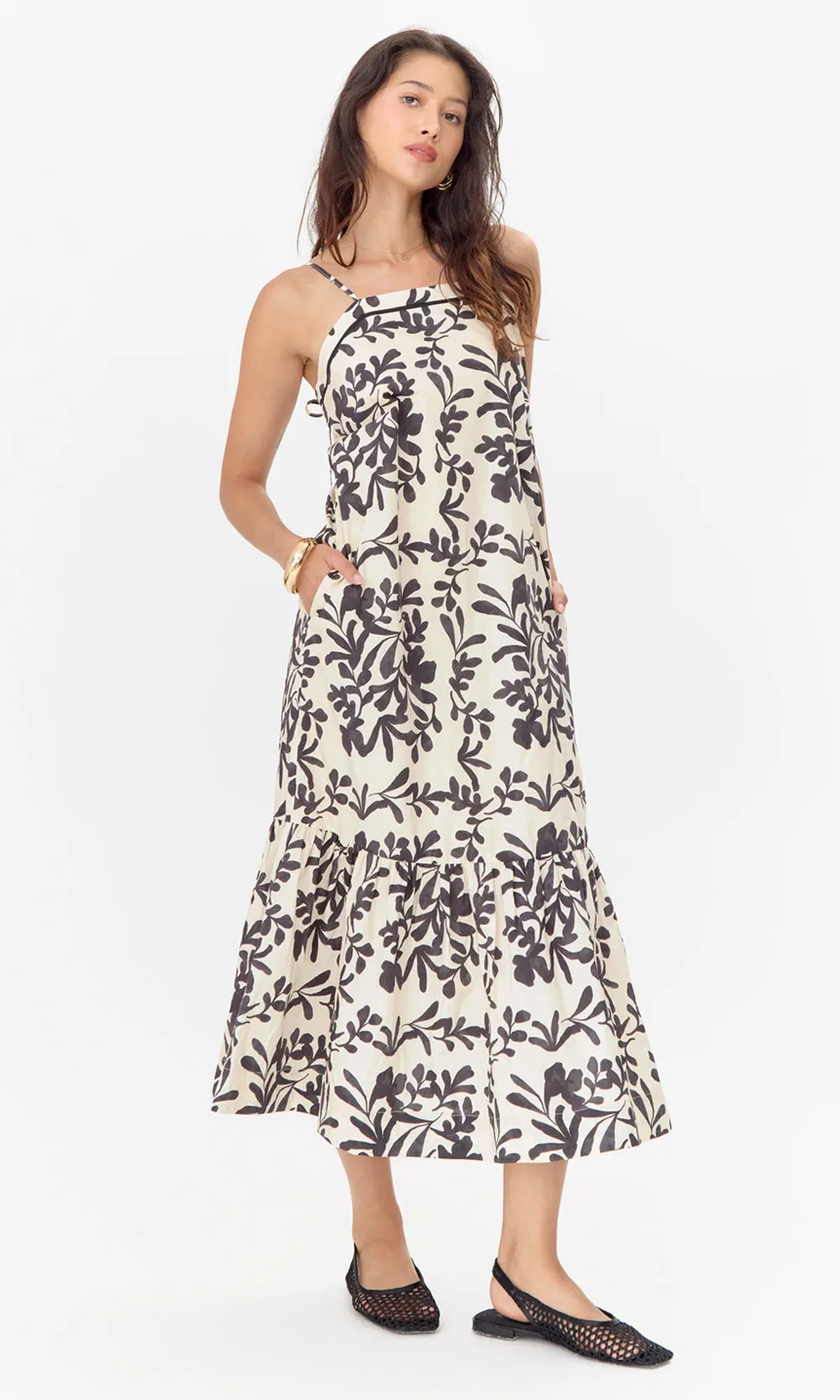 Roylia Halter Midi Dress sold by Greylin product image thumbnail 2