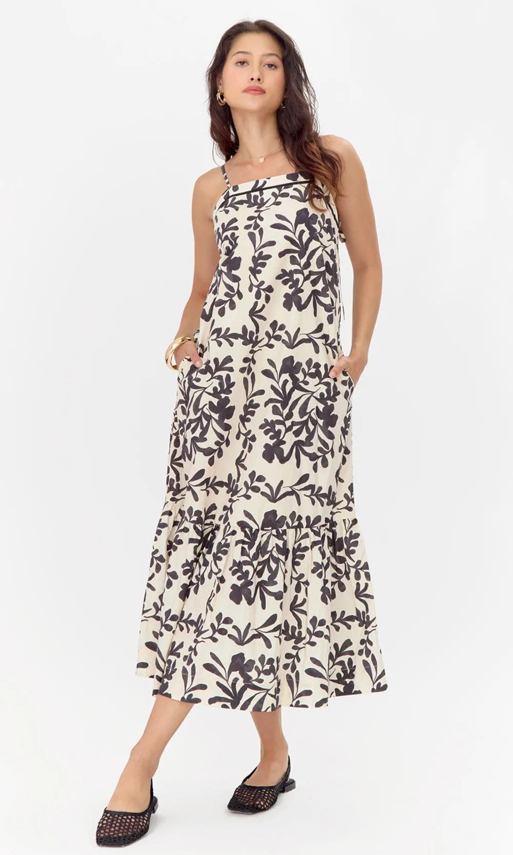 Roylia Halter Midi Dress sold by Greylin