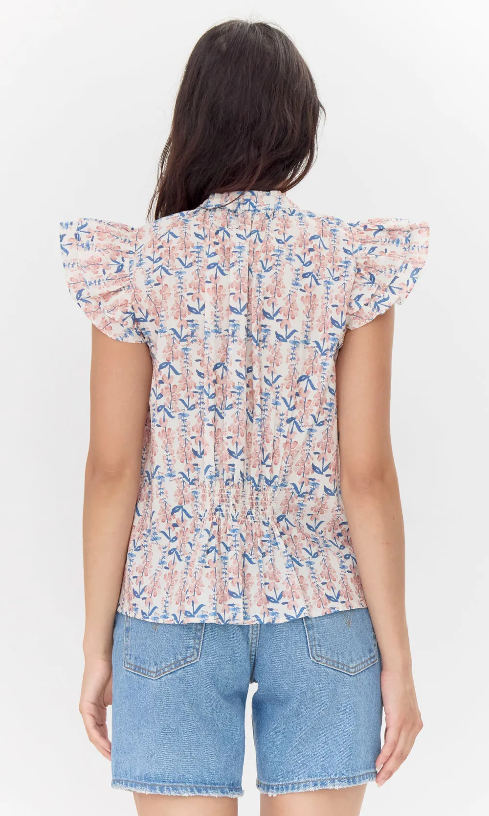 Hadley Flutter Sleeve Top sold by Greylin product image thumbnail 3