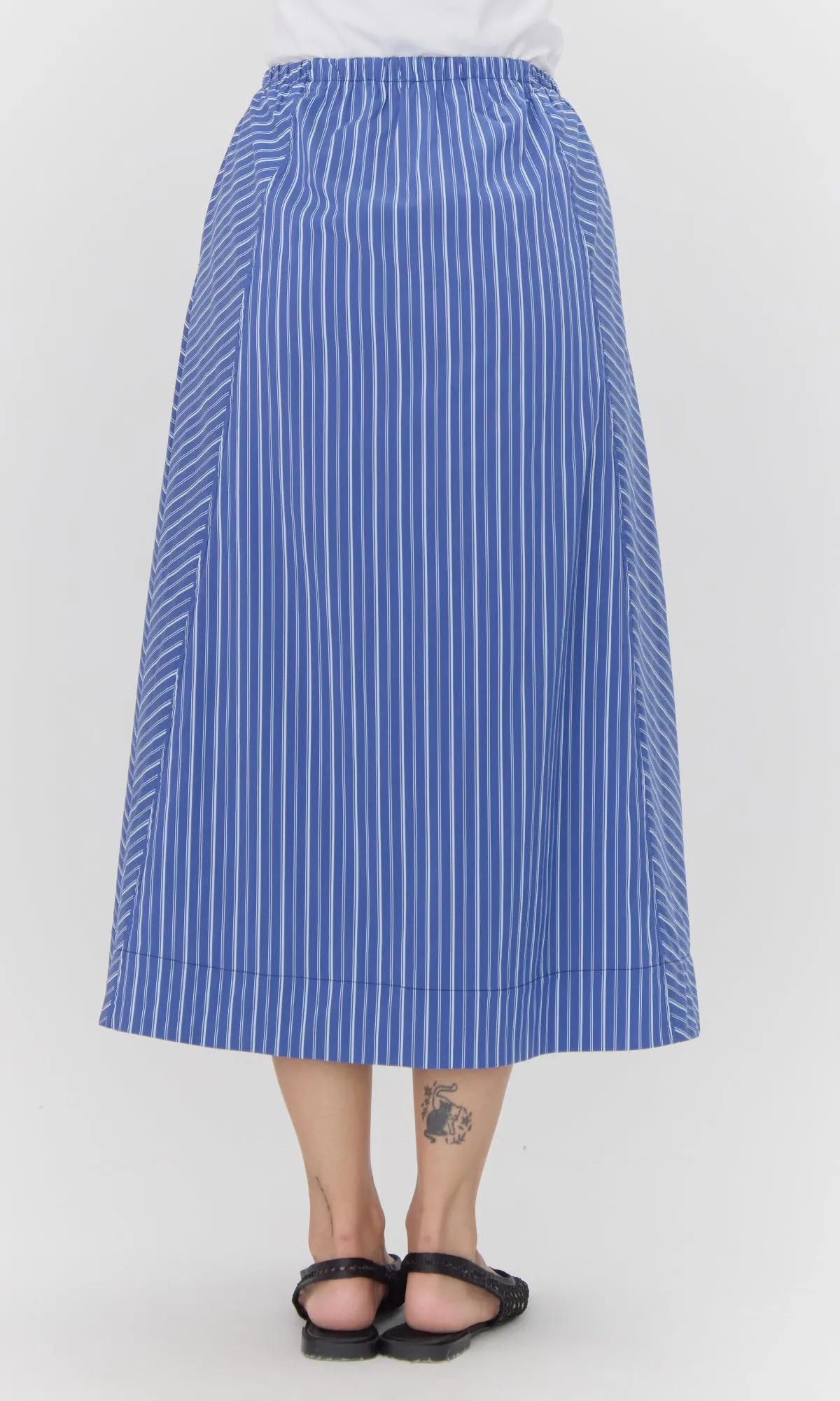 Kendall Play Stripe Midi A-Line Skirt sold by Greylin product image thumbnail 3