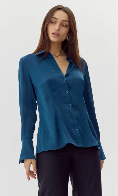 Belmont Slim Button Down Shirt sold by Greylin