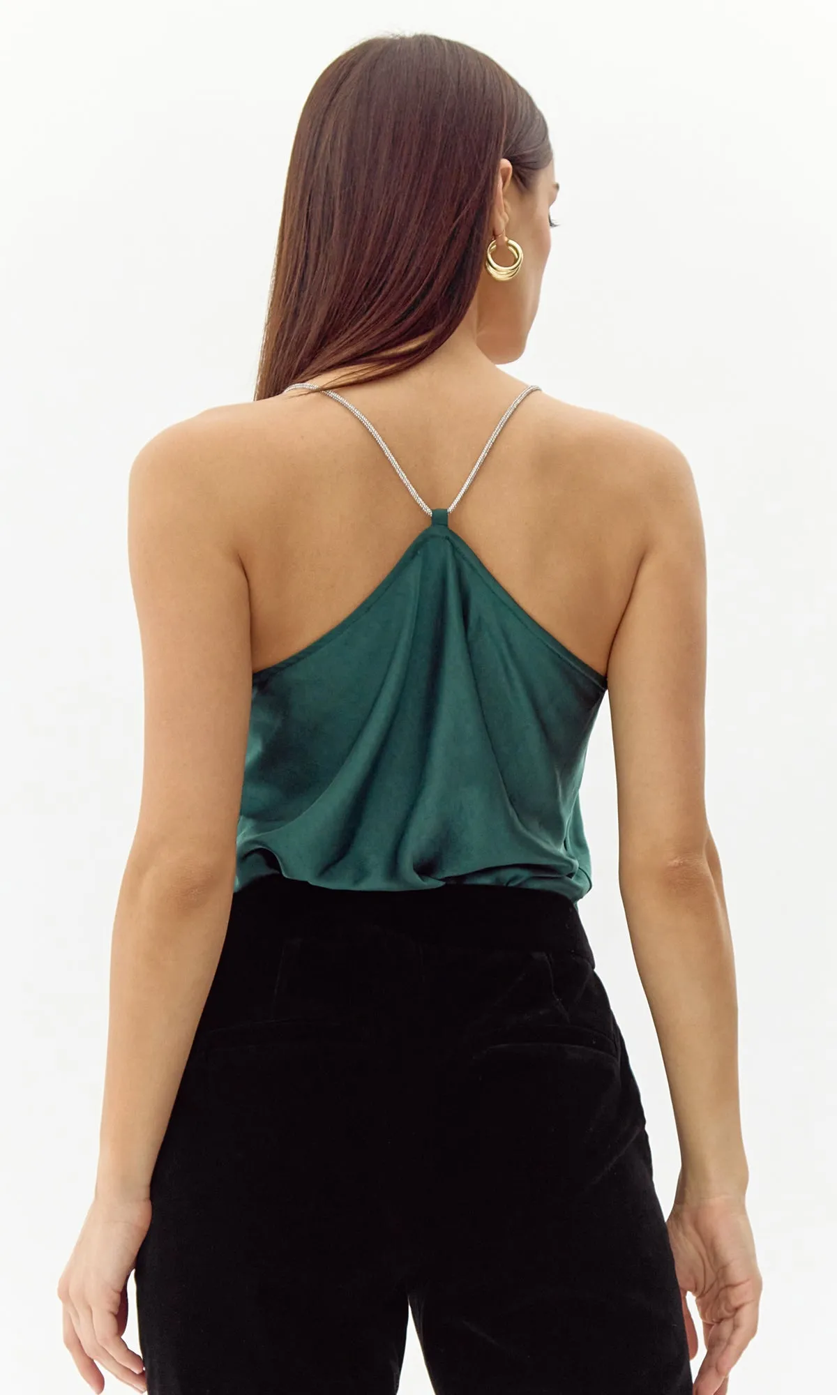 Kansas Jeweled Cowl Cami Top sold by Greylin product image thumbnail 2