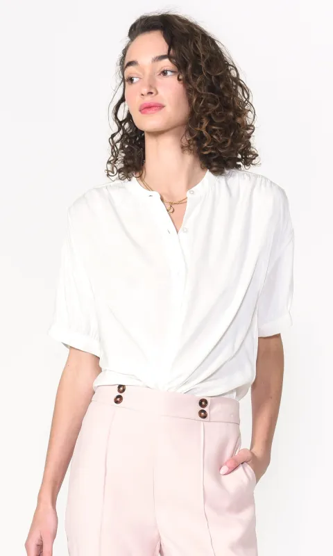 Olana Sateen Blouse sold by Greylin