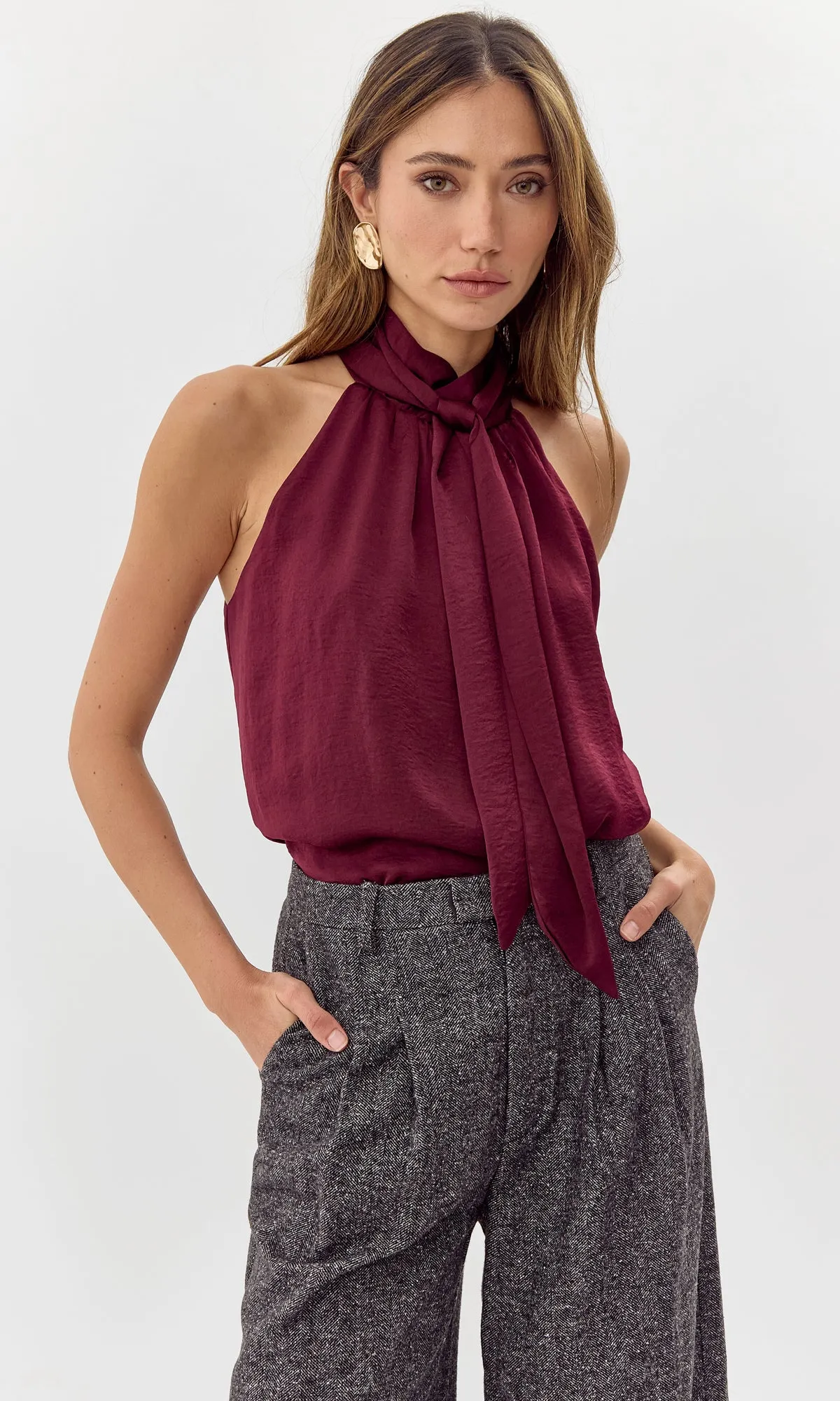 Nyla Halter Top sold by Greylin