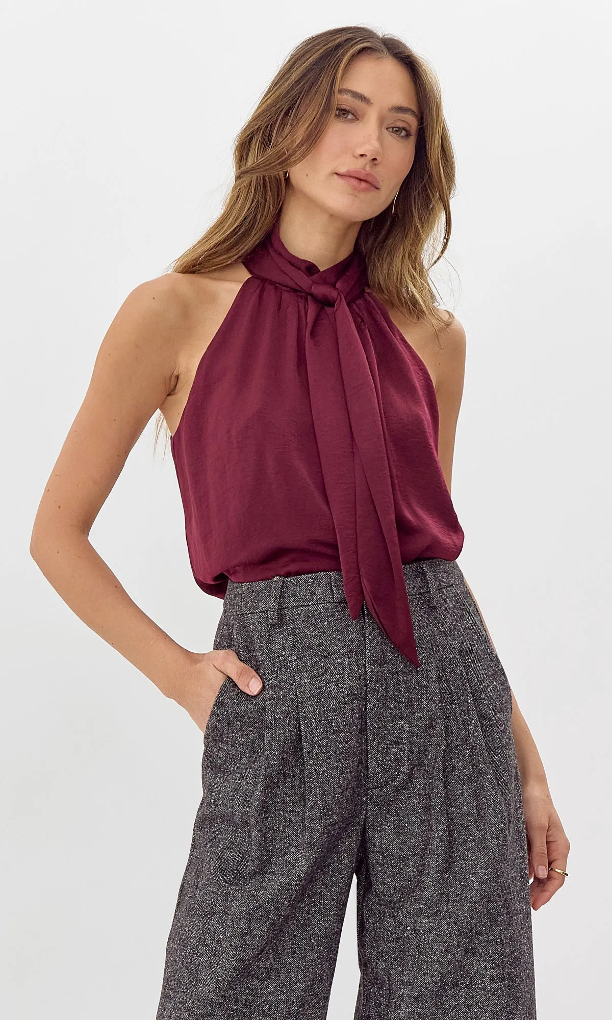 Nyla Halter Top sold by Greylin product image thumbnail 2