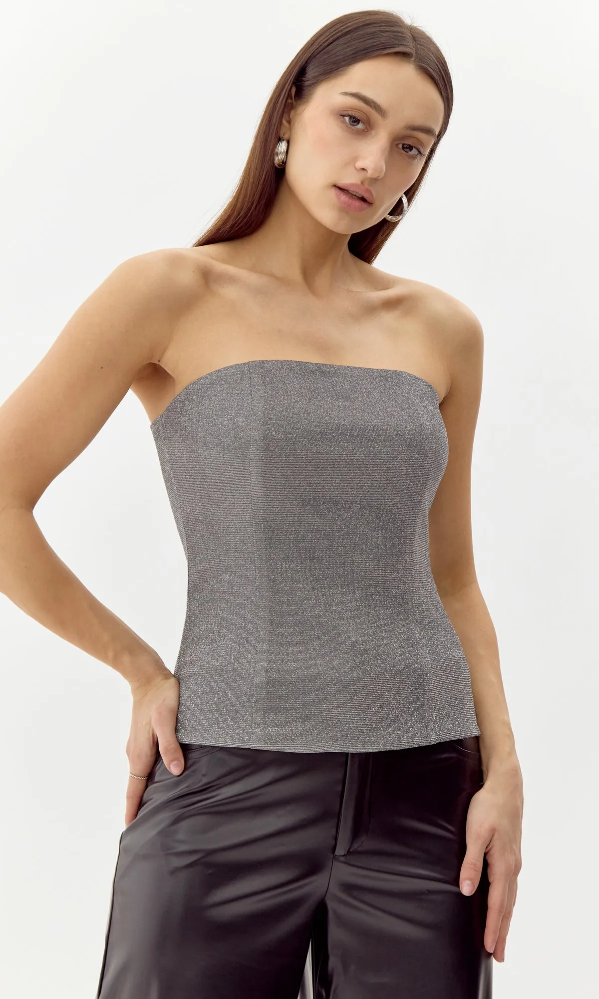 Catalina Metallic Tube Top sold by Greylin product image thumbnail 2