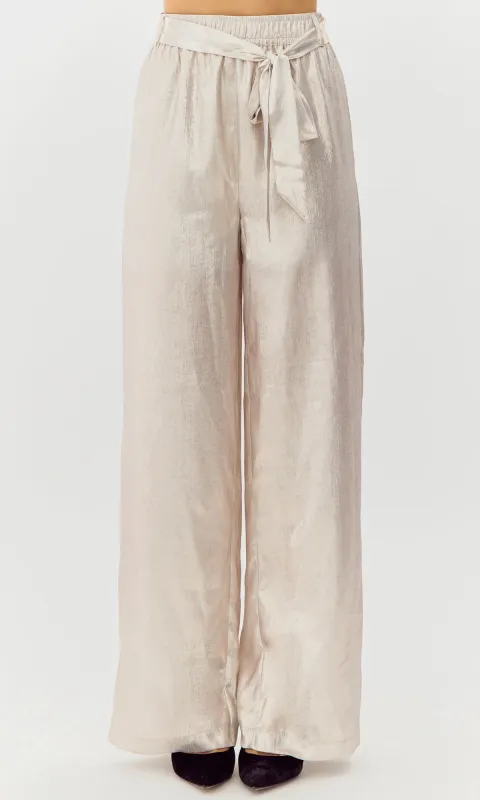 Elysa Metallic Wide Leg Pant sold by Greylin