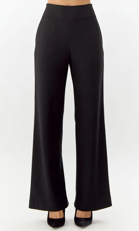 Silvie Wide Leg Knit Trouser sold by Greylin