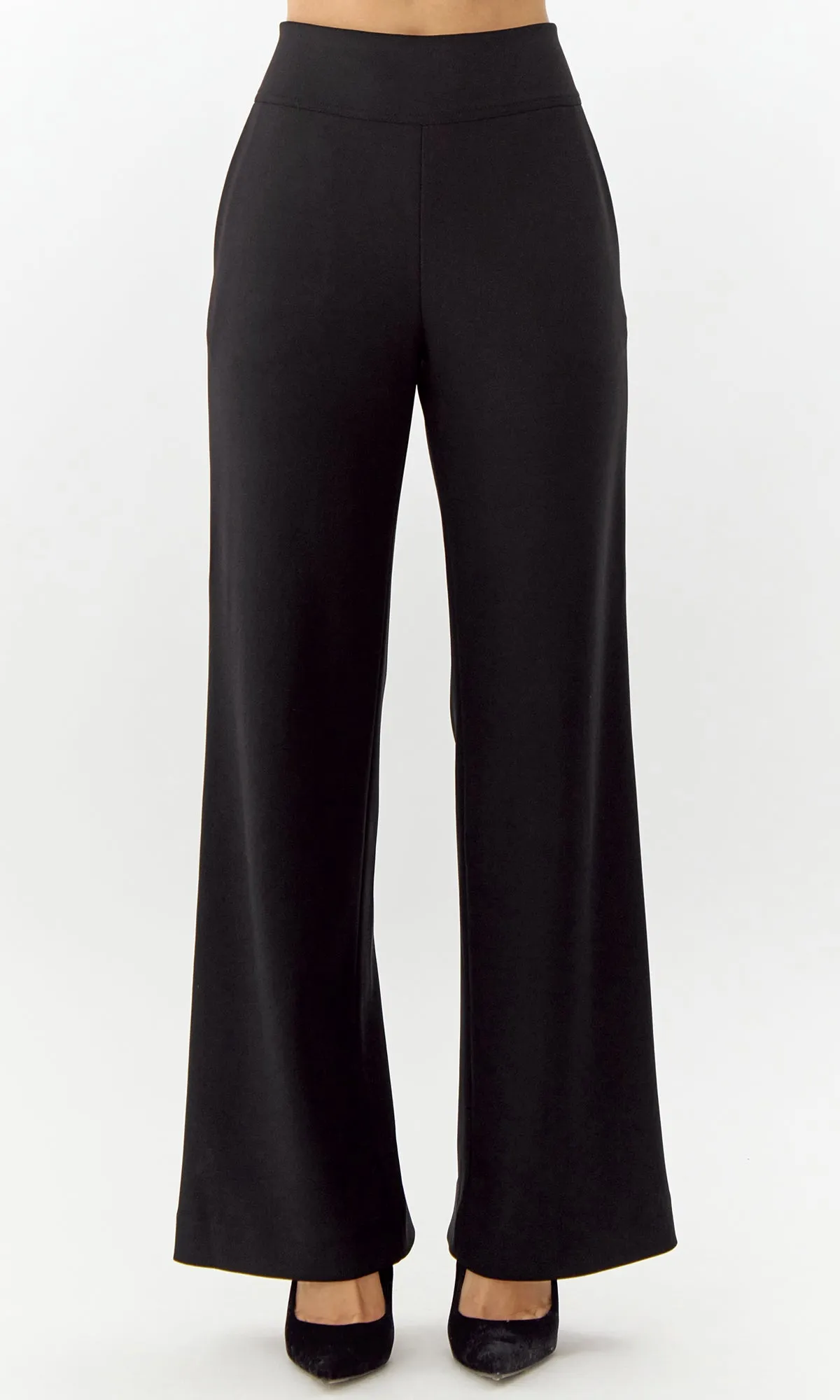 Silvie Wide Leg Knit Trouser sold by Greylin