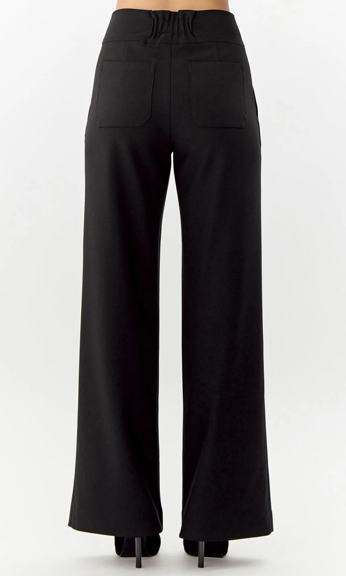 Silvie Wide Leg Knit Trouser sold by Greylin product image thumbnail 2