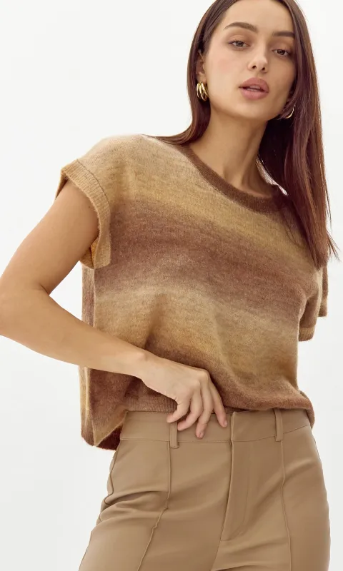 Alisha Ombre Knit Top sold by Greylin