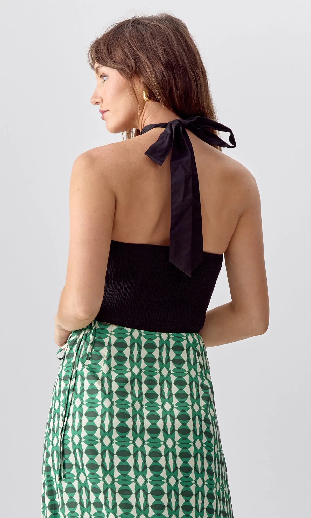 Melody Cotton Halter Top sold by Greylin product image thumbnail 2