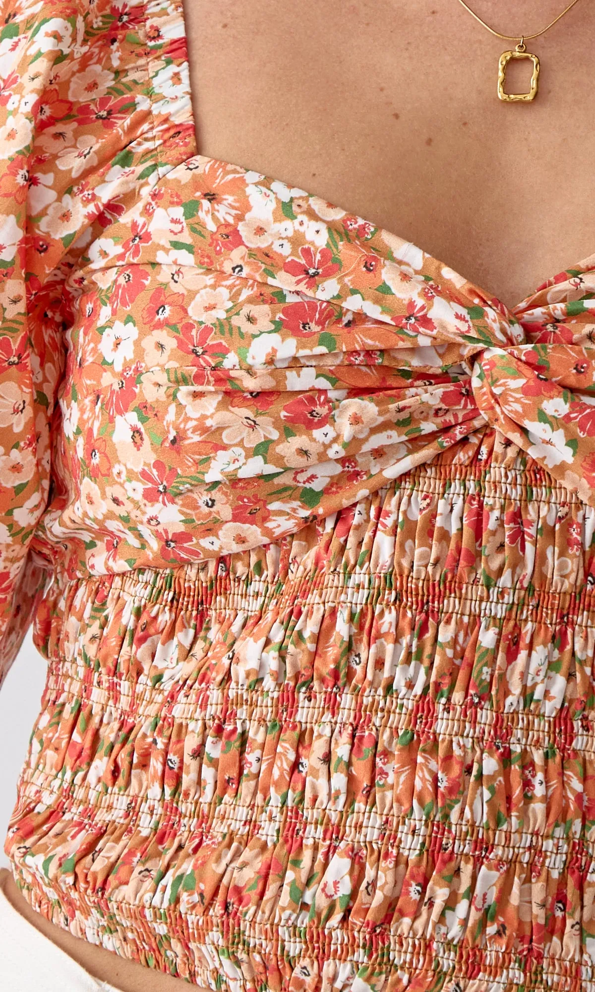 Layla Smocked Floral Top sold by Greylin product image thumbnail 3
