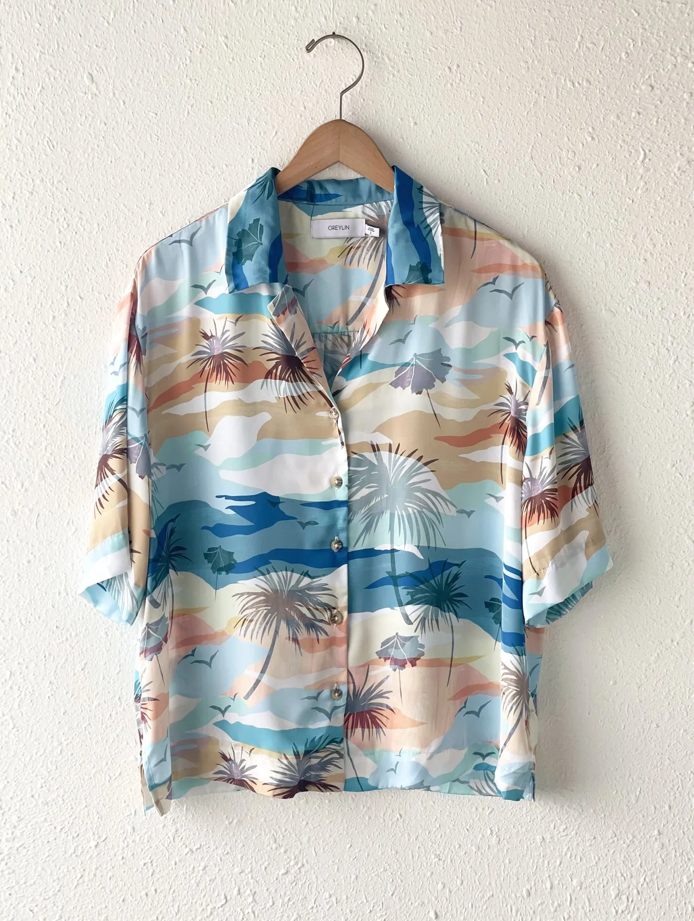 Vacation Button Down Shirt sold by Greylin product image thumbnail 4