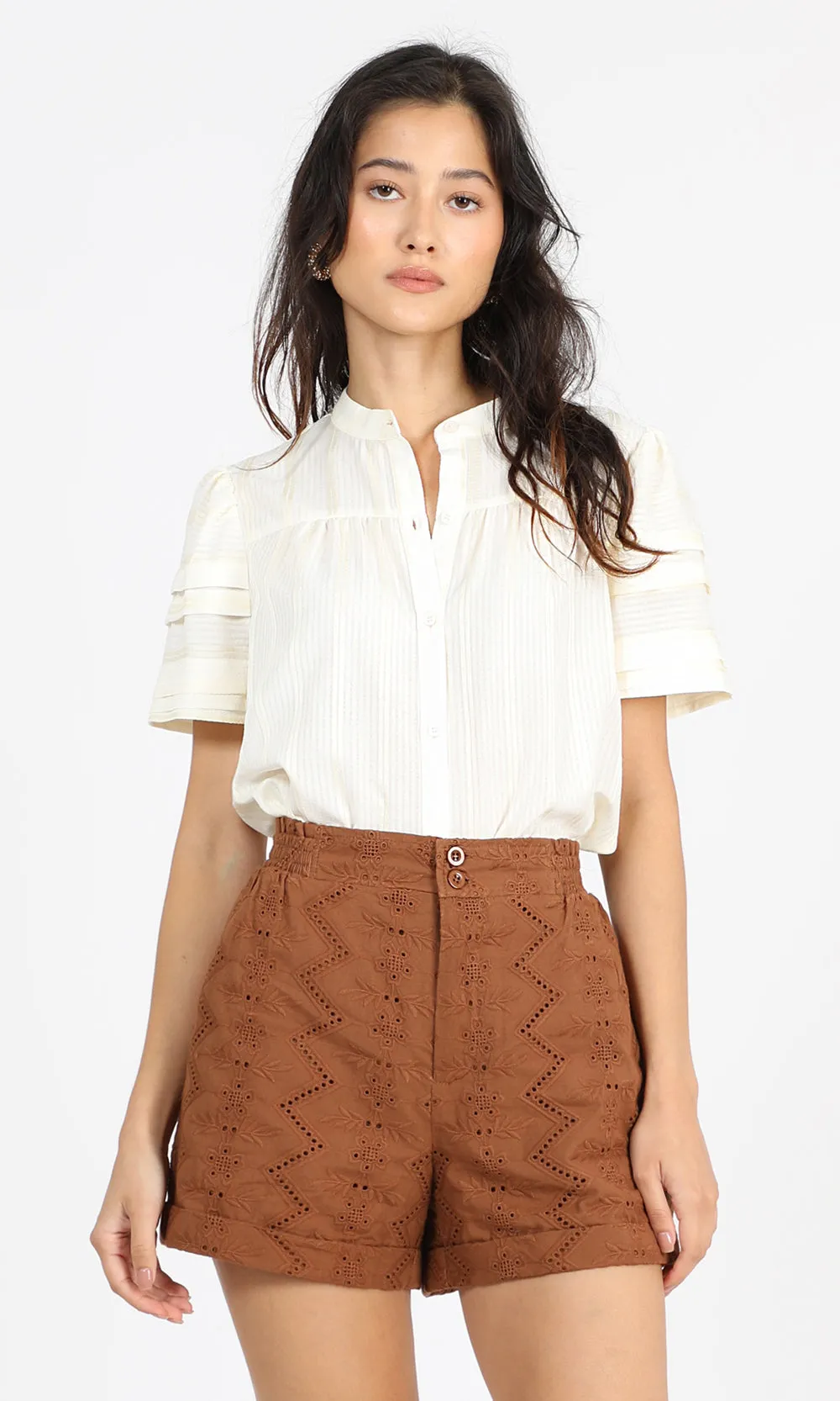 Shelli Cotton Eyelet Shorts sold by Greylin product image thumbnail 2