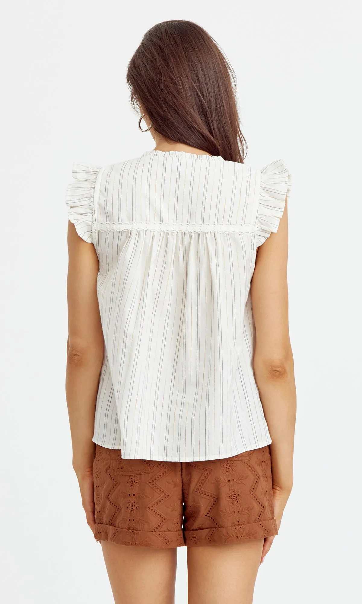 Venice Smocked Stripe Top sold by Greylin product image thumbnail 4