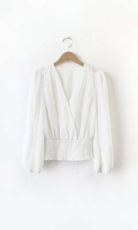 Klarita Chiffon Burnout Blouse sold by Greylin