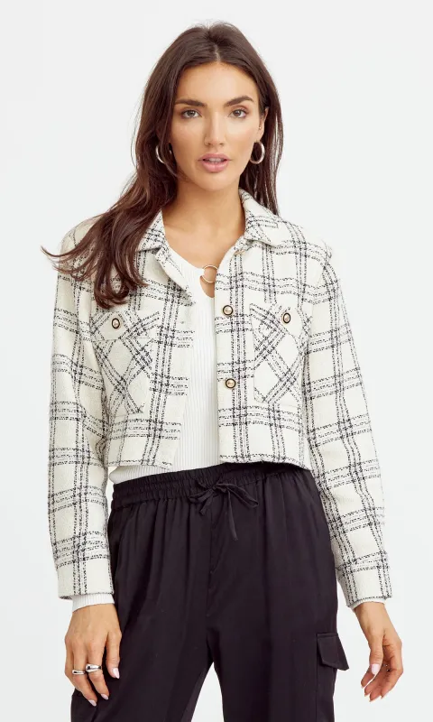 Krista Tweed Jacket sold by Greylin