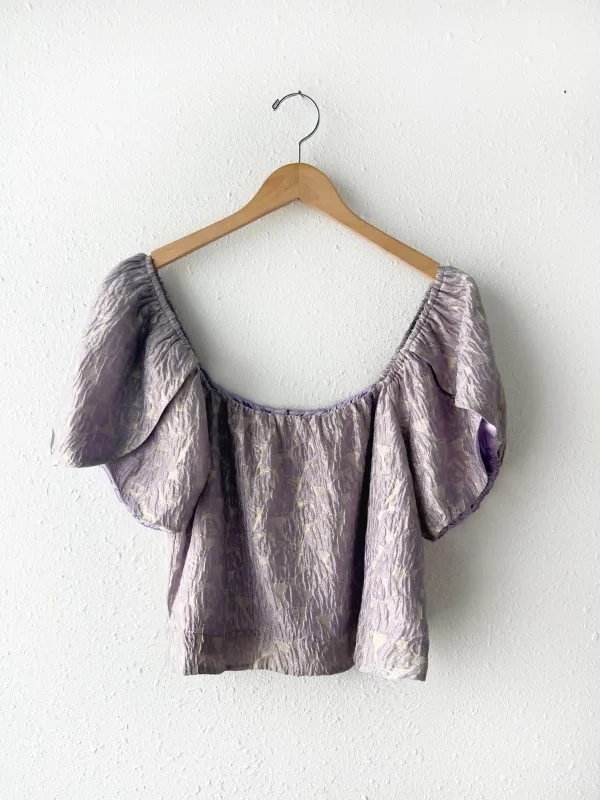 Brea Jacquard Blouse sold by Greylin