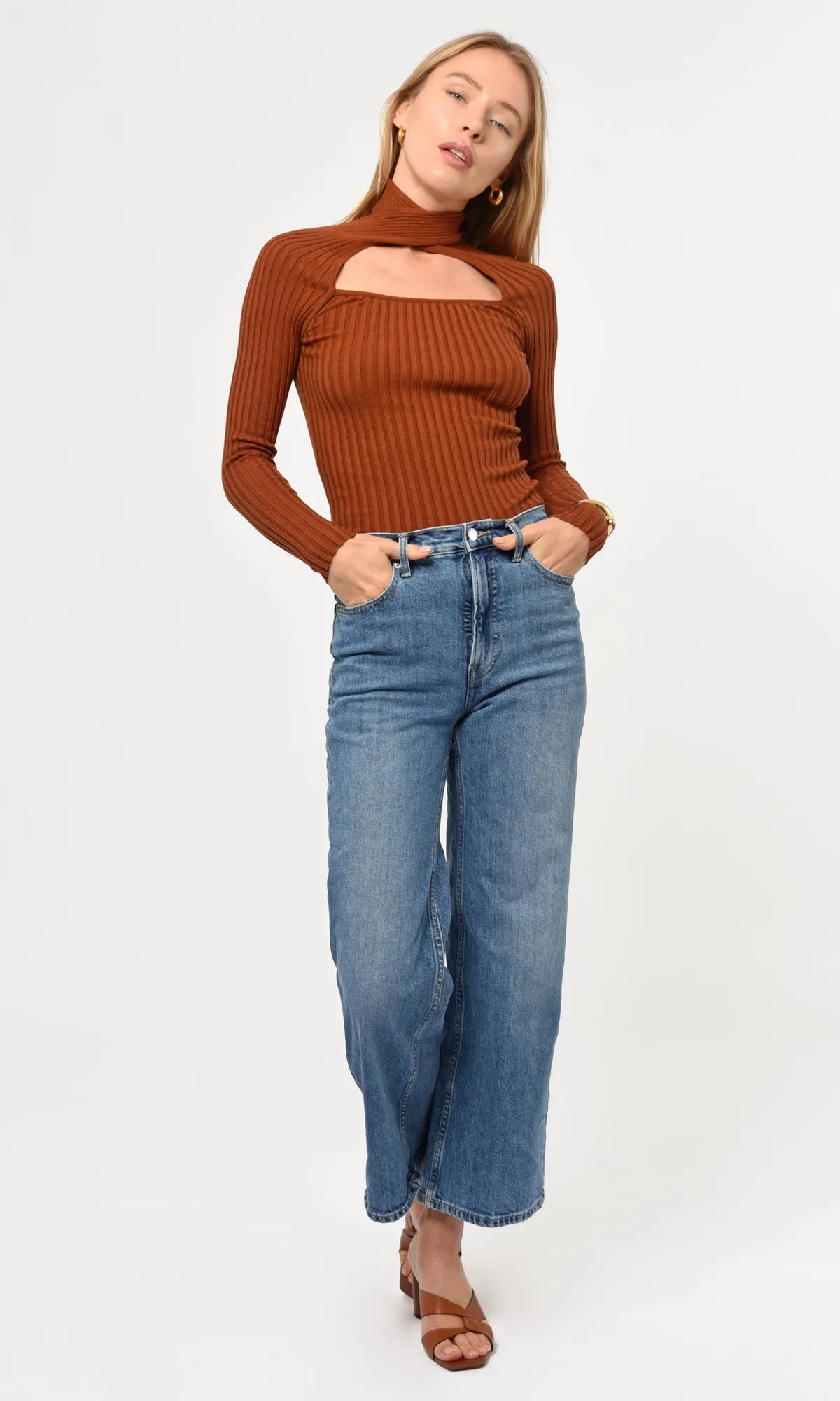 Stella Rib Knit Top sold by Greylin product image thumbnail 4