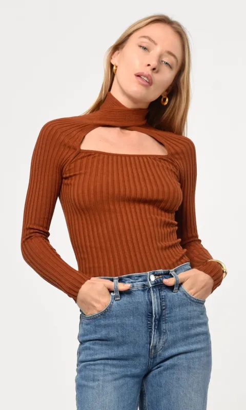 Stella Rib Knit Top sold by Greylin