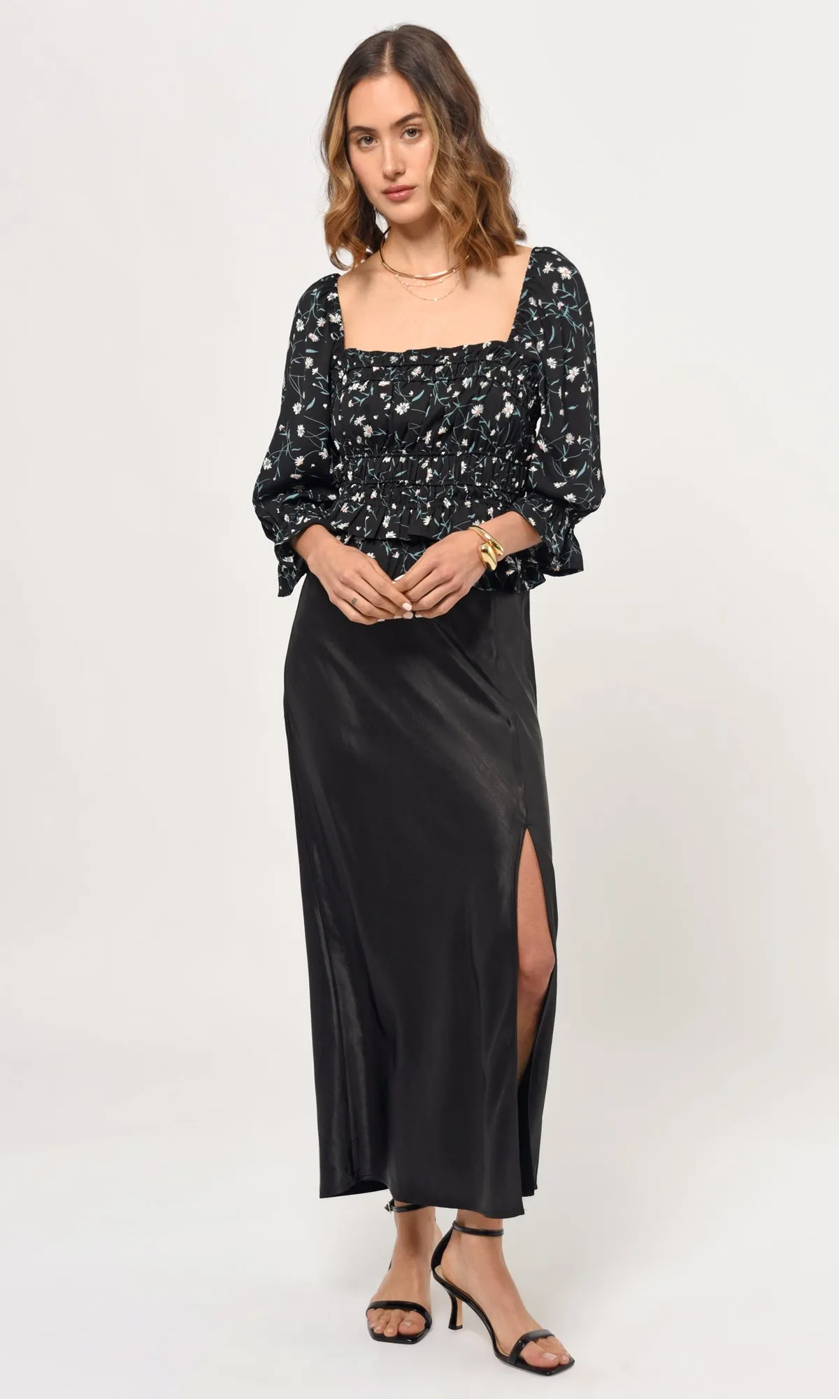 Anna Smocked Blouse sold by Greylin product image thumbnail 5