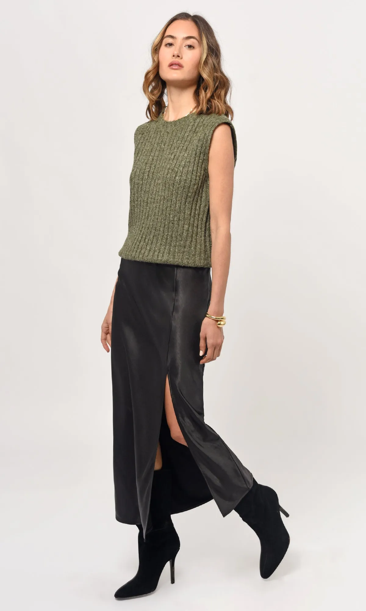 Yale Melange Sweater Knit Top sold by Greylin product image thumbnail 5