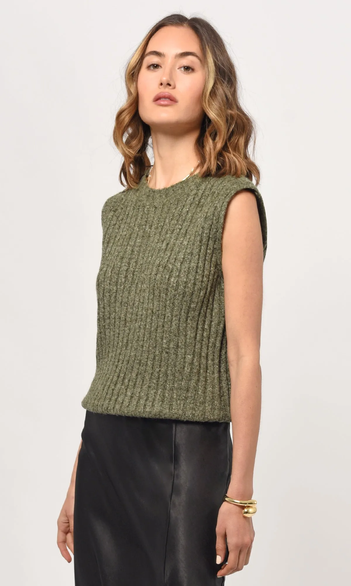 Yale Melange Sweater Knit Top sold by Greylin product image thumbnail 2