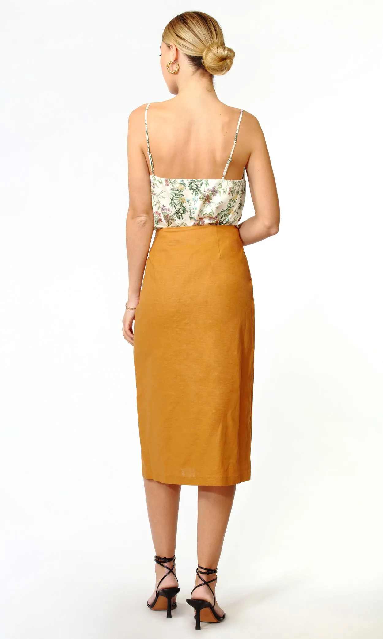 Blake Button Front Midi Skirt sold by Greylin product image thumbnail 3
