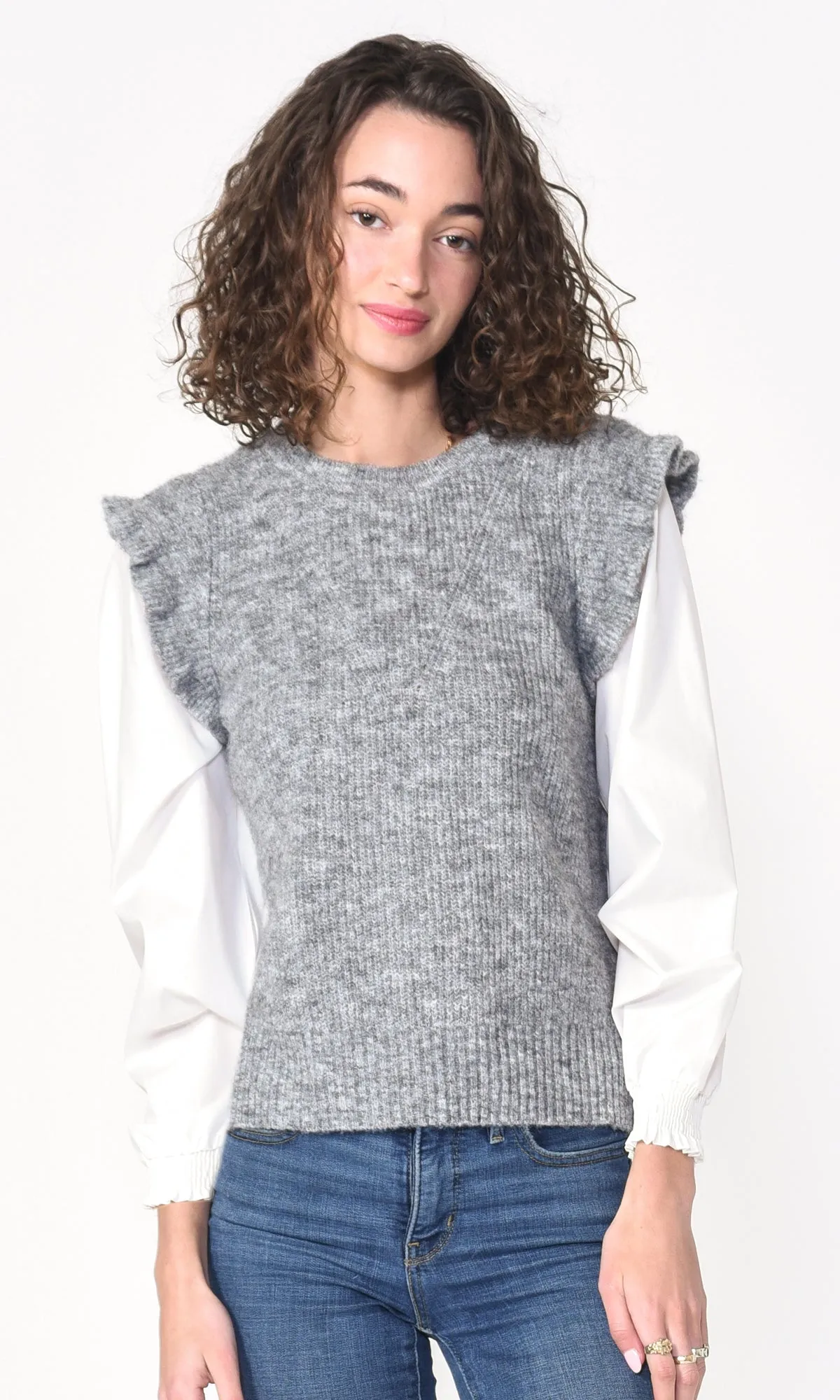 Adela Twoffer Vest Sweater Top sold by Greylin product image thumbnail 2