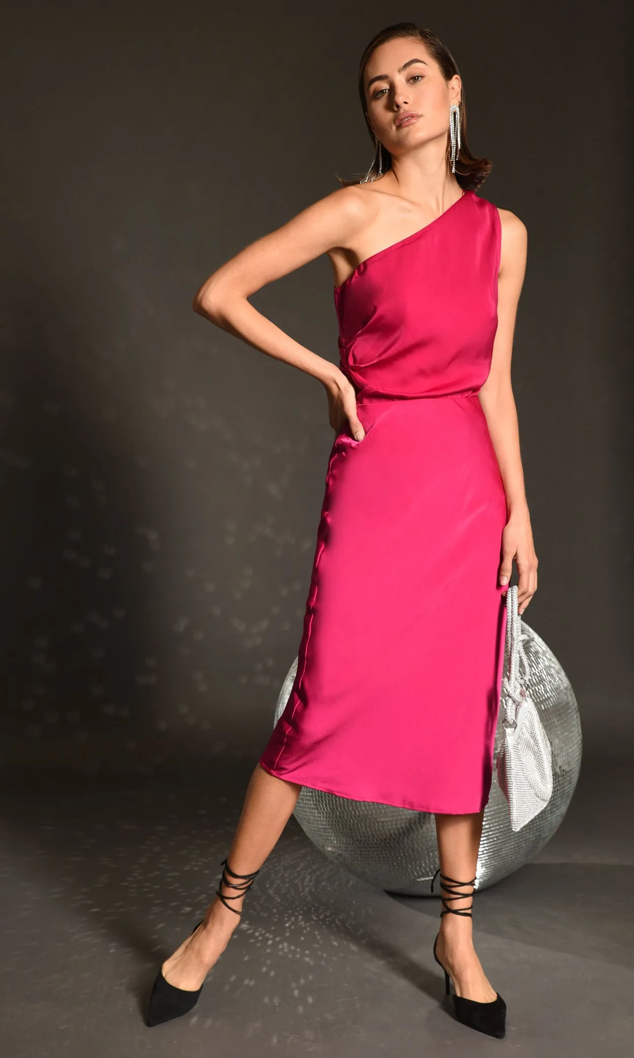 Rita One Shoulder Top sold by Greylin product image thumbnail 4