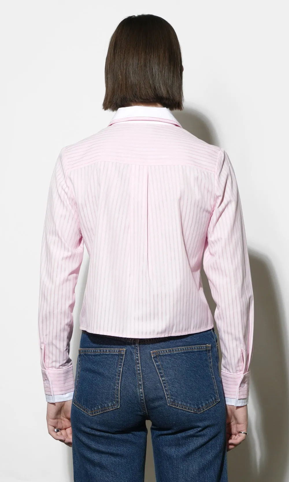 Daphne Contrast Collar Button Down Shirt sold by Greylin product image thumbnail 5