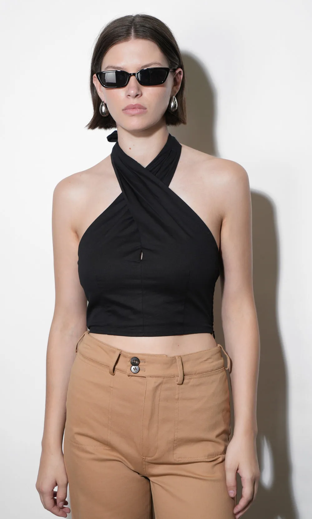 Melody Cotton Halter Top sold by Greylin product image thumbnail 3