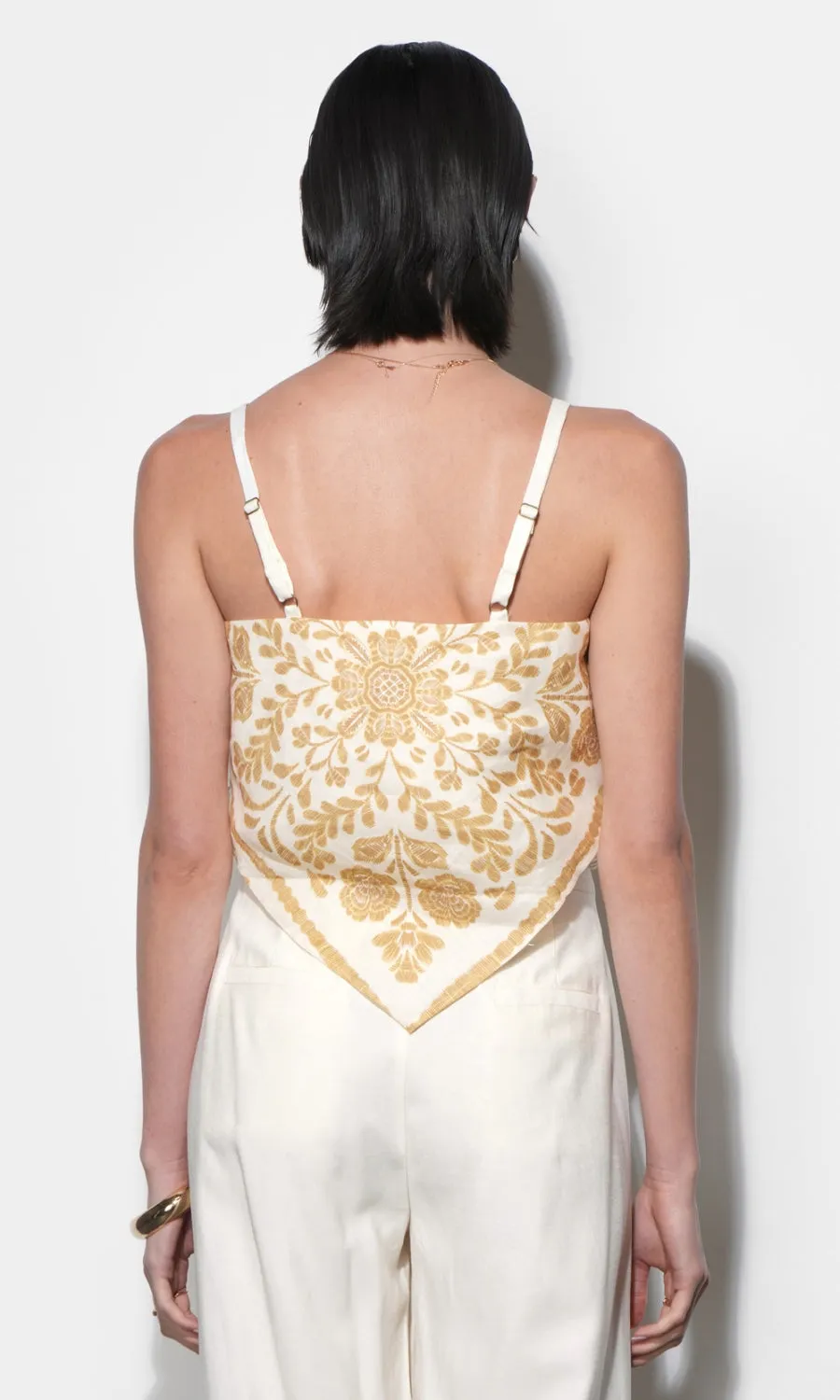 Macie Scarf Print Top sold by Greylin product image thumbnail 3