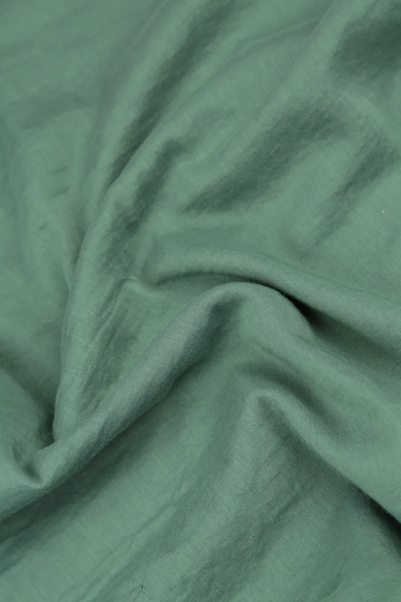 Layered Sage Silk Cotton Blouse sold by Grizas product image thumbnail 5