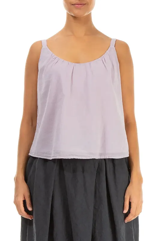 Lilac Cotton Camisole Top made by Grizas