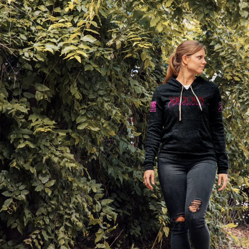 Women's Vicious & Delicious Premium Hoodie - Black sold by Grunt Style