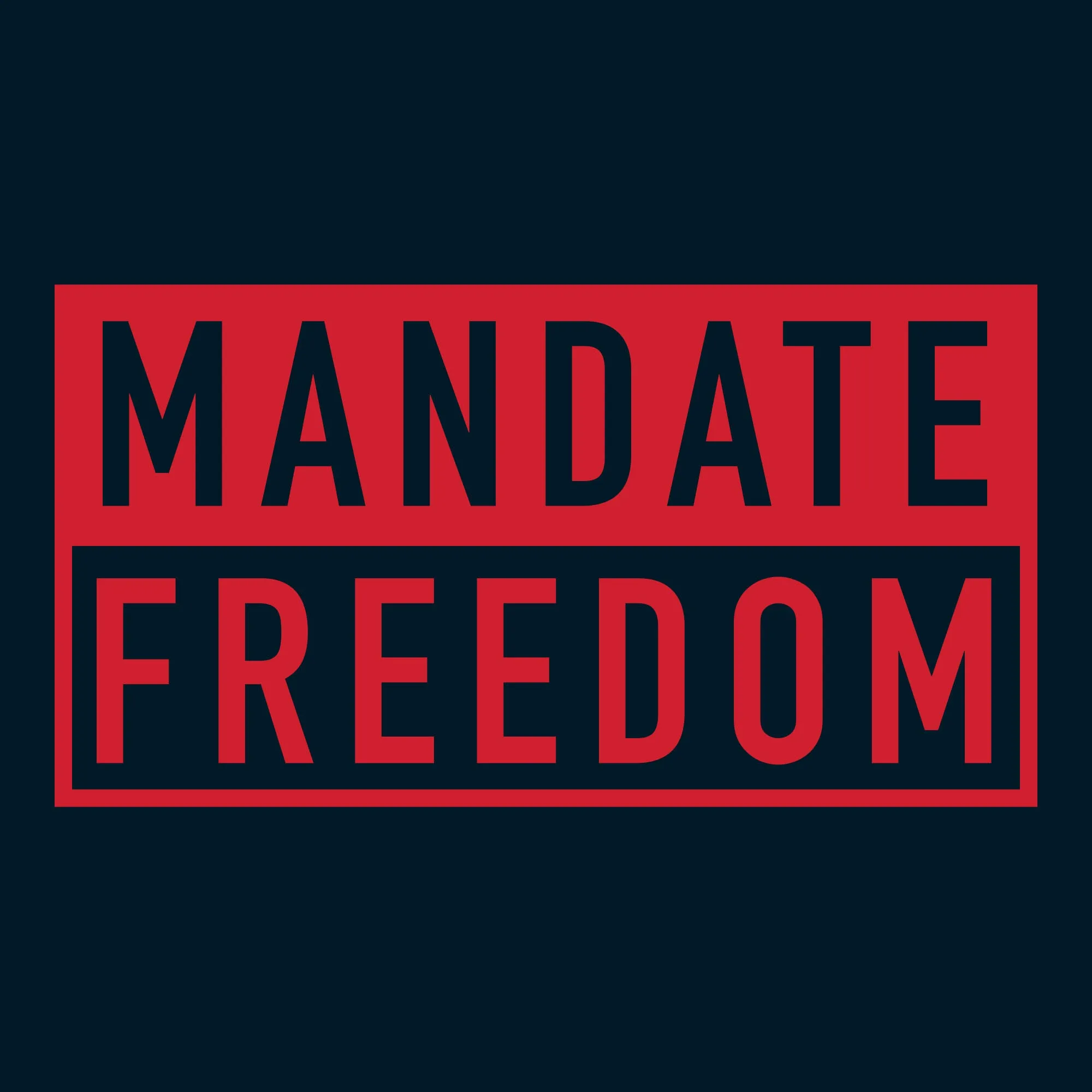 Women's Mandate Freedom T-Shirt - Navy sold by Grunt Style product image thumbnail 2