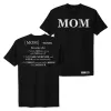 Women's Mom Defined Boyfriend Fit T-Shirt - Black sold by Grunt Style