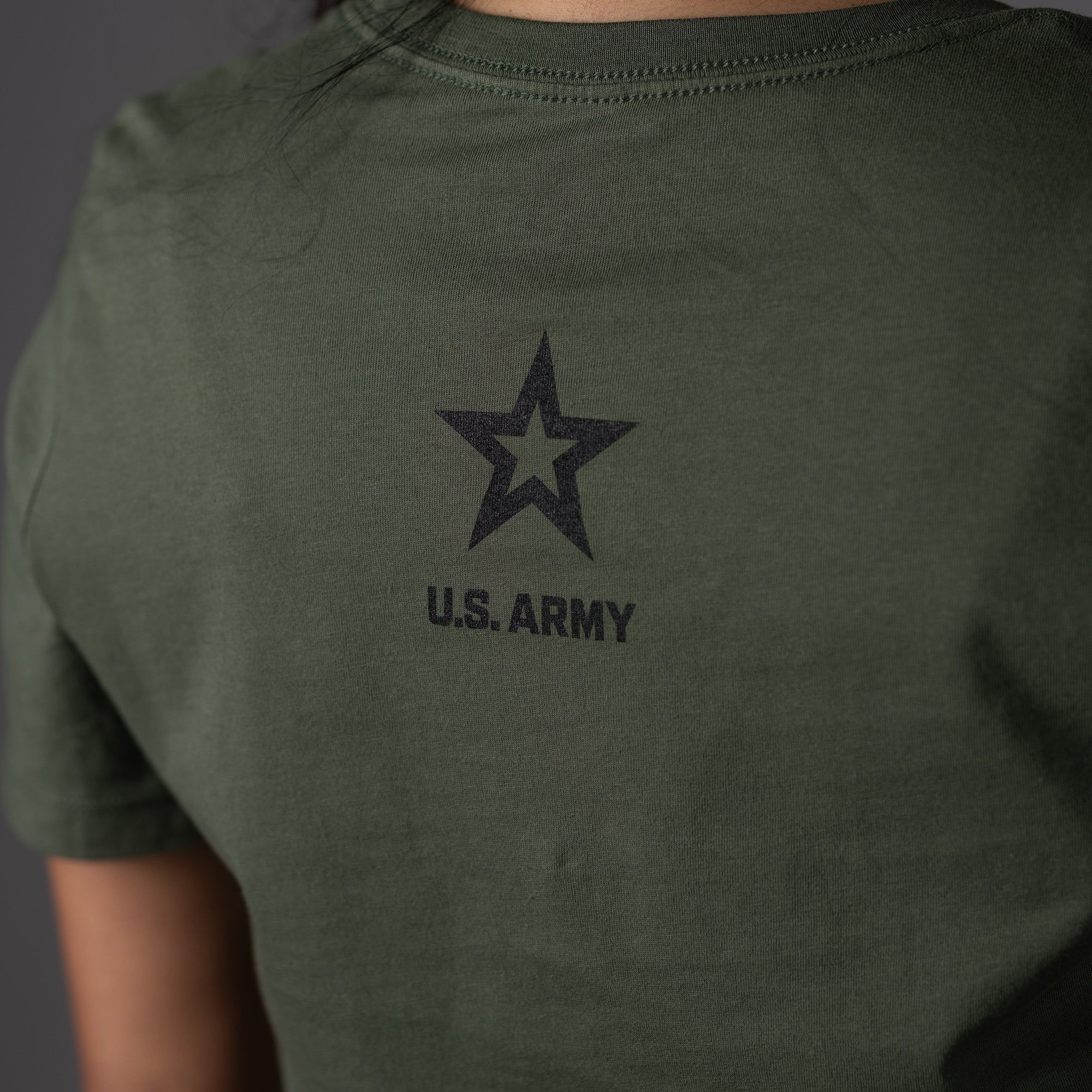 Women's Army Est. 1775 Relaxed Fit T-Shirt - Military Green sold by Grunt Style product image thumbnail 3
