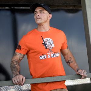 Hot & Ready T-Shirt - Orange sold by Grunt Style